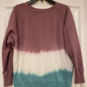 Women’s SO Lounge all weekend Top Purple/Green/White Size X-Small  (Like New)